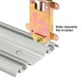 N 6875 By Pass Mirror Door Bottom Track 48 In Roll Formed Steel Satin Nickel Single Pack