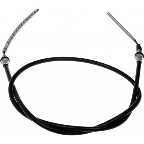 Parking Brake Cable For Gmc R3500 V3500 1990 1991 Black Rubber Jacket With Conduit 56 38 In Length Replaces 14064664 14072682