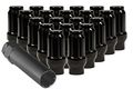 5-lug Black Et Style Spline Drive Tuner Installation Kit 20 Lug Nuts 1 Key 2 R H Thread Pitch Shank Dia 33 Length 75 Overall 