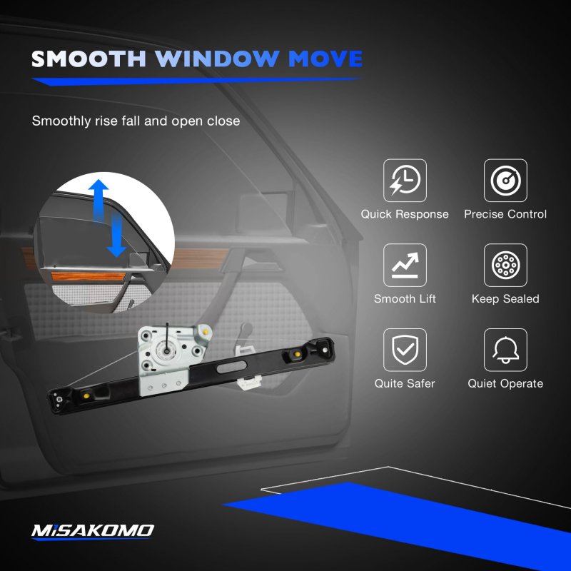Window Regulator Right Passenger For 2006-2012 Bmw3 E90 E91 323i 325i 325xi 328i 328xi 330i 330xi 335d 335i Xdrive 335xi M3 Bmw