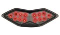 Motodynamic Integrated Sequential Led Tail Lights Smoked Lens For Kawasaki Ninja 1100sx 2025-2026 Relay Included 