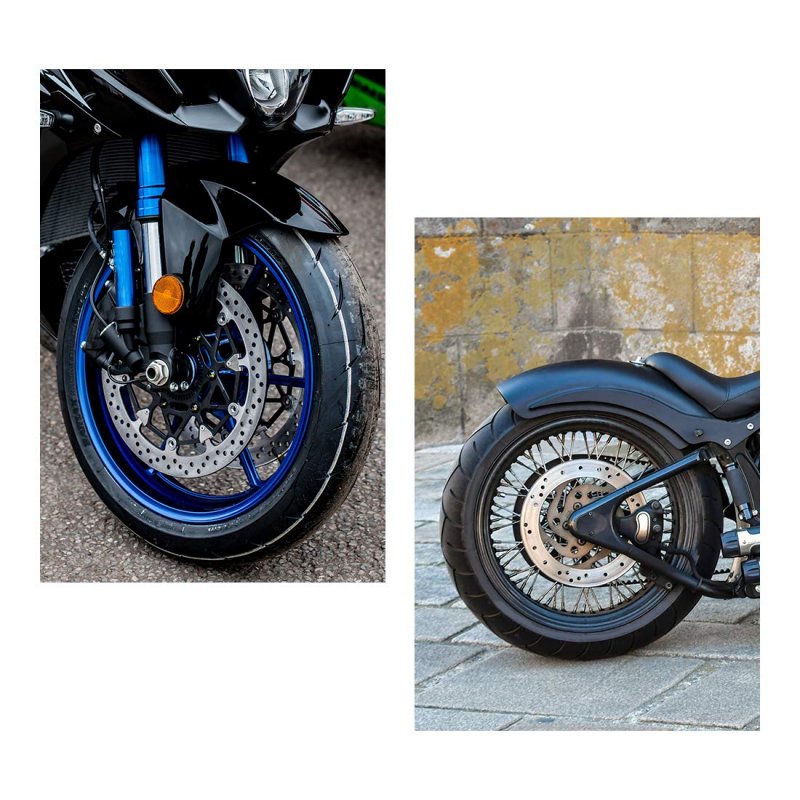 Black Motorcycle Scooter Anti-theft Wheel Security Disc Lock With 2 Keys