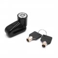 Black Motorcycle Scooter Anti-theft Wheel Security Disc Lock With 2 Keys 