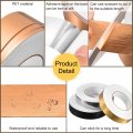 Uxcell 1pcs 0 39 Inchx164 Ft Foil Self Adhesive Tile Sticker Decoration Gap Sealing Tape Strip Waterproof Self-adhesive Floor