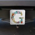 Letter G Floral Monogram Initial Tow Trailer Hitch Cover Plug Insert