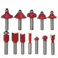 Wuxun 12pc 35pc 6mm 8mm 35mm Shank Router Bit Set For Wood Tungsten Carbide Woodworking Milling Cutter Tool Sets Cutting Edge 