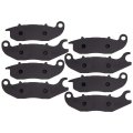 Niche Front Brake Pad Set For Honda 06451-kzz-901 Semi-metallic 4 Pack 