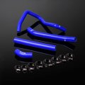 Silicone Radiator Coolant Hose Pipe Kit Clamps For Trx700 Trx700xx 2006-2009 Blue