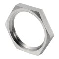 Cast Pipe Fitting Hex Locknut 304 Stainless Steel Lock Nut Npt 1 Female Thread For Plumbing Fixed Water Broom And Undercarriage 
