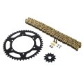 Gold O Ring Chain And Sprocket Kit For Kawasaki Kx125 1996 1997 1998 1999 Black 12 47 112l Steel Front Rear Sprockets 