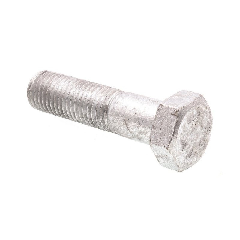Hex Bolts 1 In 8 X 4 A307 Grade A Hot Dip Galvanized Steel 5 Pack Model
