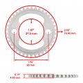 Caltric Camshaft And Timing Gear With Cam Chain Compatible Honda Trx250x Fourtrax 250 1987-1992