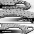Dna Motoring Gkt-a-hd-ml02 Steel Reinforced Graphite Exhaust Header Gasket For Dodge Colt 1 8l 93-94 Lancer 2 0l Na 02-07