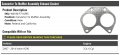Exhaust Gasket Converter To Muffler Assembly Compatible With 2007-2014 Volvo Xc90 3 2l 6-cylinder