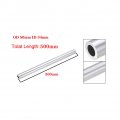 Oljf 6061 Aluminum Round Tube 500mm Length Inner Dia Seamless Straight Tubing Od 50mm Id 34mm