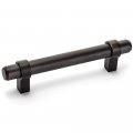 Cosmas 5 Pack 161-4orb Oil Rubbed Bronze Contemporary Bar Cabinet Handle Pull 4 Hole Centers 