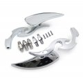 Httmt Mt252-018 Ttt001- Chrome Burning Fury Blade Running Mirror Compatible With All Kawasak Suzuk Cruiser