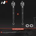 A-premium 2 X Front Inner Tie Rod Ends Compatible With Chevrolet Equinox 2005-2007 Pontiac Torrent 2006-2007