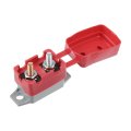 1 Set 12-24v 5a Automatic Reset Circuit Breaker With Red Cover Stud Bolt Wire Lugs Kit For Car Truck Bus Boat 