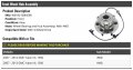 Front Wheel Hub And Bearing Assembly Left Or Right Compatible With 2007-2014 Gmc Yukon Xl 1500 4wd Awd