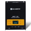 Eco-worthy 60a Mppt Solar Charge Controller 12 24 36 48v Dc Input Digital Olcd Display Temp Sensor Mount Ground 99 Charging 