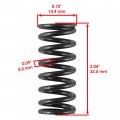Caltric 5x Clutch Spring Compression Compatible With Yamaha 90501-20568-00 Height 33 5 Mm