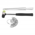Metal Ring Measurement Maker Kit Size Measuring Tool Stick For Men Women Jewelry Making Sizers Mandrels 