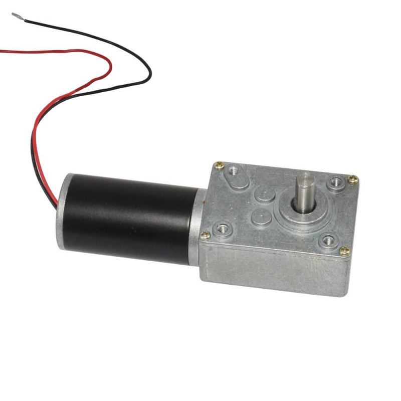 Bemonoc Small Dc 12v High Torque 8 Rpm Turbo Worm Geared Motor Metal Gears Shaft Output 8mm For Diy Parts