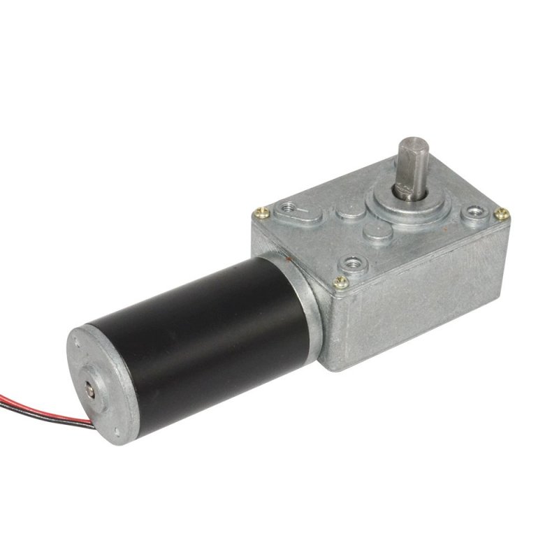 Bemonoc Small Dc 12v High Torque 8 Rpm Turbo Worm Geared Motor Metal Gears Shaft Output 8mm For Diy Parts
