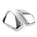 Lirun Chrome Motorcycle Left Right Side Battery Covers Panel Set Oil Tank For Honda Vtx1800 R S N F T 2002-2008