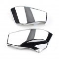 Lirun Chrome Motorcycle Left Right Side Battery Covers Panel Set Oil Tank For Honda Vtx1800 R S N F T 2002-2008