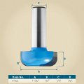 Rockler Dish Carving Router Bit 1-1 4 D 1 2 Shank