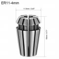 Uxcell Er11 Spring Collet 4mm Chuck For Cnc Milling Lathe Tool