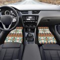 Binienty Western Car Rubber Floor Mats Aztec Accessories Front Rear Automotive Protection Tribal Ethnic Baja Mat Universal Fit