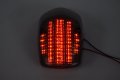 Topzone Lighting Clear Lens Motorcycle Led Taillights Brake Tail Light With Integrated Turn Signal Lamp Indicators For Honda 