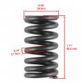 Caltric 2x Exhaust Valve Kit Compatible With Honda Trx450er 2006 2007 2008 2009 2012 2013 2014