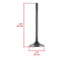 Caltric 2x Exhaust Valve Kit Compatible With Honda Trx450er 2006 2007 2008 2009 2012 2013 2014
