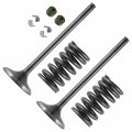 Caltric 2x Exhaust Valve Kit Compatible With Honda Trx450er 2006 2007 2008 2009 2012 2013 2014