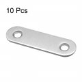 Uxcell Repair Plate 57mmx16mm Flat Fixing Mending Corner Brace Bracket Connector Pack Of 10