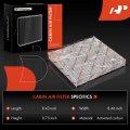 A-premium 2-pc Engine Cabin Air Filter With Activated Carbon Compatible Lexus Rx400h 2006 2007 2008 3 3l Replace 87139yzz05