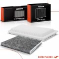 A-premium 2-pc Engine Cabin Air Filter With Activated Carbon Compatible Lexus Rx400h 2006 2007 2008 3 3l Replace 87139yzz05