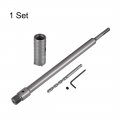 Uxcell Wall Hole Drill Bit 30mm Concrete Cement Stone Saw Cutter 340mming Depth Round Shank With Connecting Rod For Sds X4
