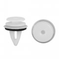 X Autohaux 20pcs Plastic White Retainer Clips For Bmw E46 E90 F30 X5 X3 E60 51418224768