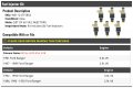 Fuel Injector Kit 6 Piece Compatible With 1986-1994 Ford Ranger 2 9l 3 0l V6