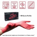 L3 Level 3 Nitrile Gloves Professional Heavy Duty Disposable Latex Free Fits Snug Box Of 100