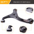 Ocpty New K640404 Front Driver Side Lower Control Arm Assembly Fit 2006-2011 For Hyundai Accent Kia Rio Rio5
