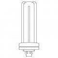 Ge 97636 F42tbx 841 A Eco 42 Watt Triple-tube Compact Fluorescent Light Bulb 4100k