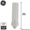 Ge 97636 F42tbx 841 A Eco 42 Watt Triple-tube Compact Fluorescent Light Bulb 4100k