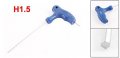 Uxcell H1 5 1 5mm Tip T Handle Double End Hexagon Hex Key Wrench