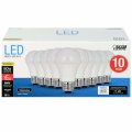 Feit 9w Led Light Bulbs 60w Equivalent 800 Lumens Natural Day 5000k 10 Pack